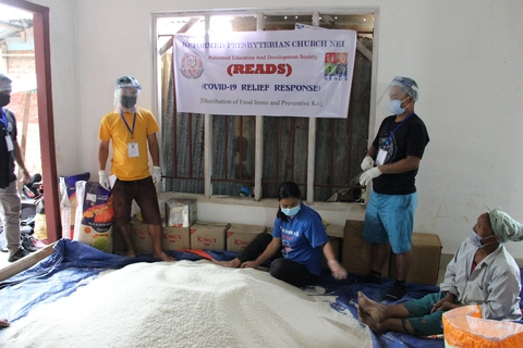 Khawpuibung-Relief material Distribution